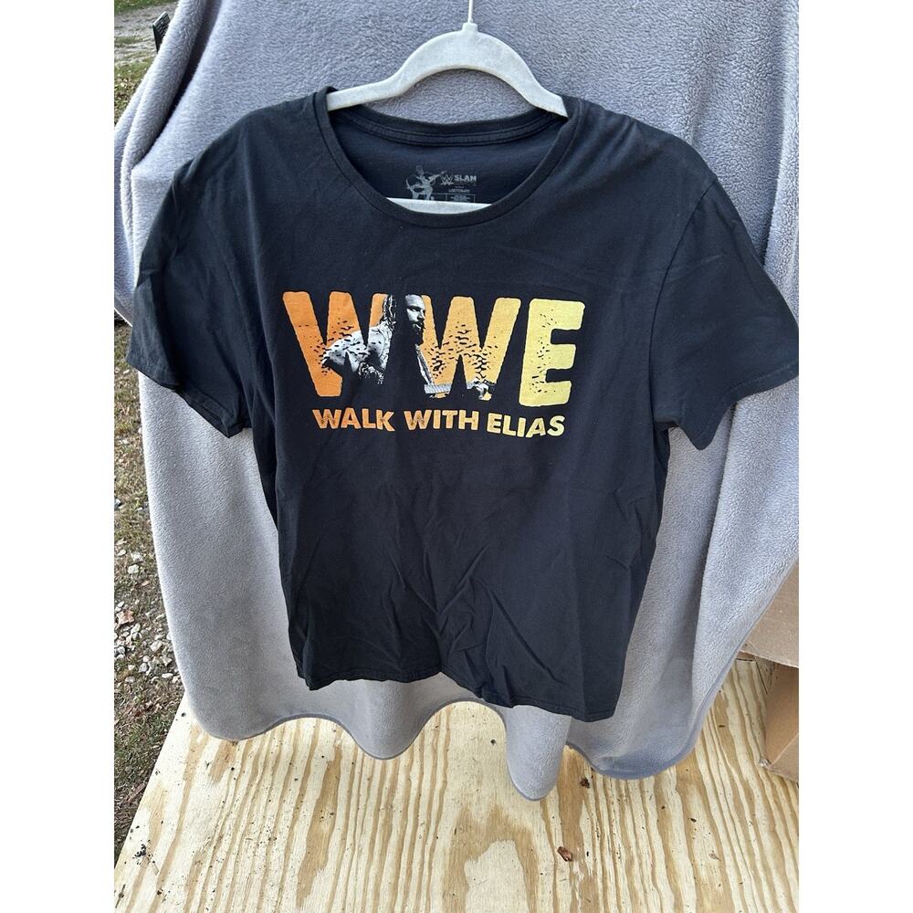 WWE Walk With Elias T-Shirt Black Lootcrate Slamcrate Mens Large W7
